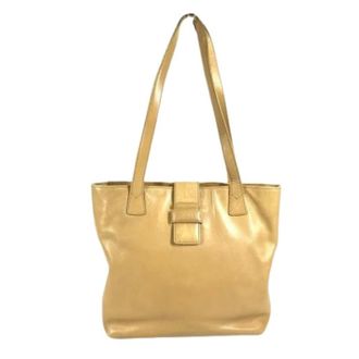 Chanel Pre-owned Tote Bags, female, Beige, Size: ONE SIZE Pre-owned Leather Tote Bag