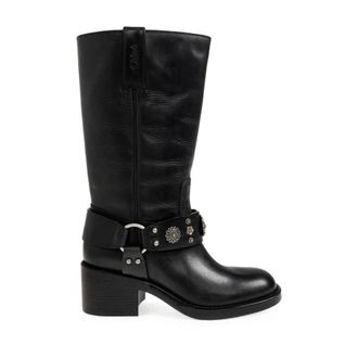 Chlo&eacute; Stivali Al Ginocchio con Fibbia Dakota - - Shoes - Donna - Nero - 38 EU
