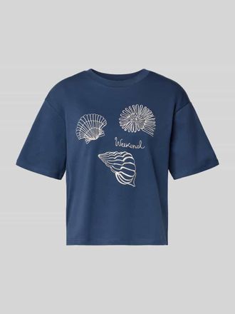 Max Mara Regular Fit T-Shirt aus reiner Baumwolle Modell SABATO in Dunkelblau, Gr&ouml;&szlig;e XXL