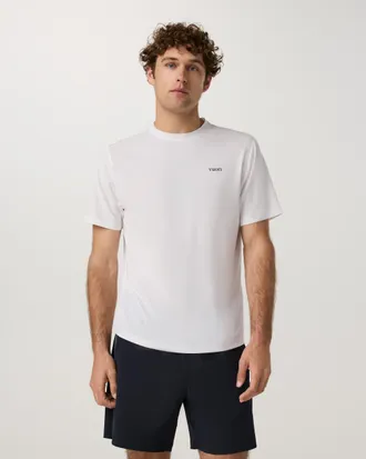 Vuori Clothing Short Sleeve Viewpoint Performance T-Shirt 2.0 | White | Medium