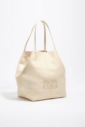 Bimba & Lola Large Structured Shoulder Bag in Ivory at Nordstrom