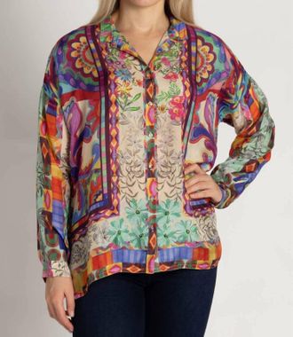 Johnny Was The Oversized Audrey Shirt In Mcanna