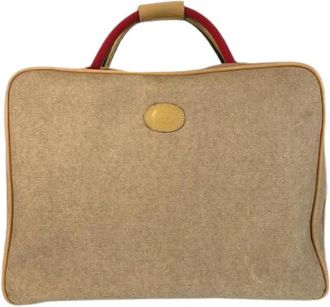 Gucci Pre-owned PVC Boston Bag - unisex - Vintage Weekendtas - Beige - ONE Size - Vintage