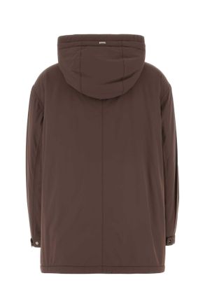 Herno Quilted Stretch Nylon Down Jacket - Brown