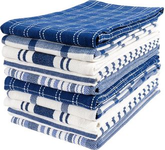 KAF Home Kaf Home Assorted Flat Kitchen Towels Set Of 10