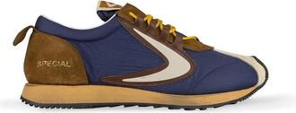Valsport Handgemaakte Blauwe Nylon Sneakers - Heren - Sneakers - Blauw - 45 EU - Nylon - Schoenen
