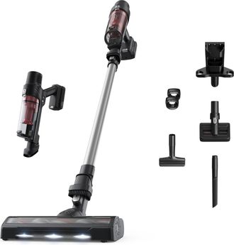 Rowenta X-pert 7.60 Rh6a71 Aspirapolvere A Bastone 2in1 Senza Sacchetto Rosso 45min
