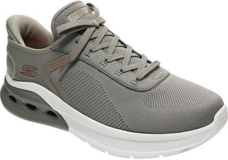 Skechers Slip Ins Bobs Mens Olive Vegan Trainer - Size 9 UK - Green