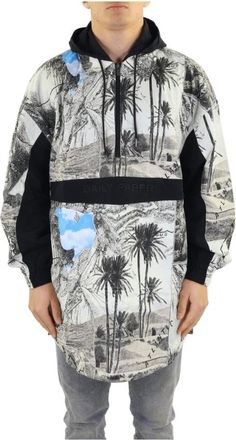 Daily Paper Clothing Hoodies & sweatvesten, Heren, Groen, M, Pilembo Anorak Jas