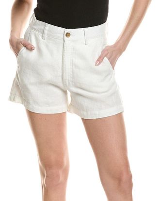 DL1961 Taylor Linen White Linen Short