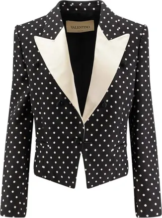 Valentino Single-breasted Blazer - female - Valentino - Blazers - Black - M - Jackets