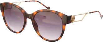 Liu Jo Ovale Acetaat Zonnebril met UV-bescherming - Dames - Zonnebrillen - Bruin - ONE Size - Accessoires