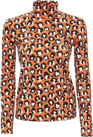 La DoubleJ Turtleneck Trui - Dames - Coltruien - Oranje - S - Truien & Vesten