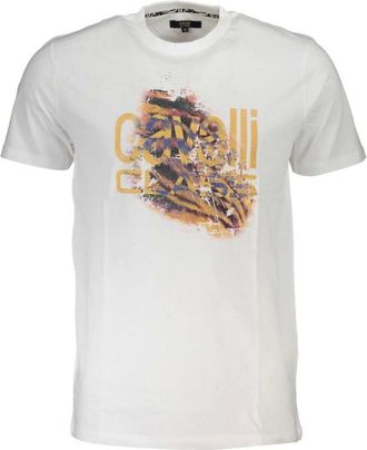 Cavalli Heren, Tops, Wit, Maat: XL Katoen