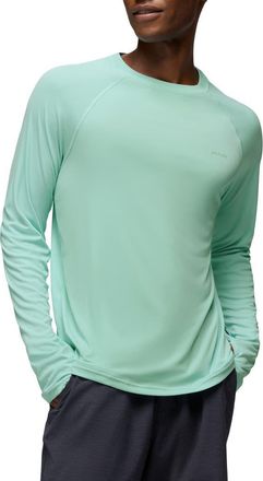 Prana Sol Shade Long Sleeve Performance T-Shirt in Sea Glass at Nordstrom, Size Xx-Large