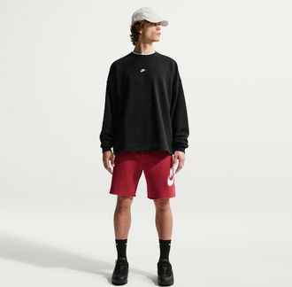 Nike Mens Club French Terry Alumni Shorts in Red | FQ4950-613