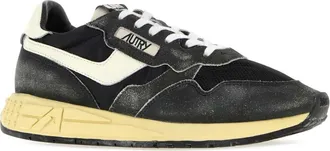 Autry Mens Multicolor Fabric And Suede Reelwind Sneakers Suesugarnylblkmarsh