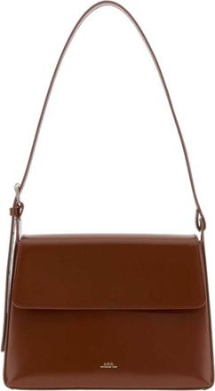 A.P.C. A.P.C Virginie Shoulder Bag Brown