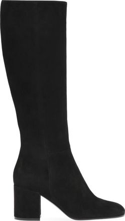 Gianvito Rossi Joelle Boot in Black Suede at Nordstrom, Size 38.5