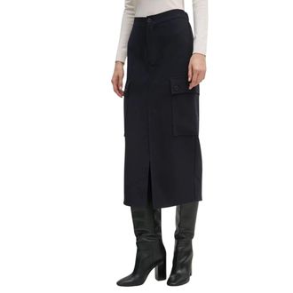 Sandro Ferrone Falda Midi - Skirts - Mujer - Azul - M
