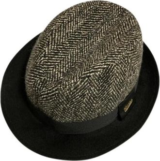 Gucci Pre-owned Accessories, female, Black, Size: ONE SIZE Pre-owned Herringbone Tweed Hat