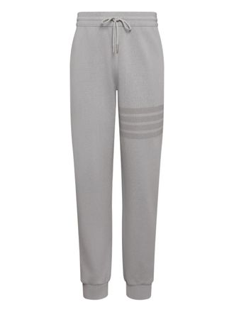 Thom Browne Loopback trainingsbroek met vier strepen - Grijs