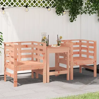 vidaXL Vidaxl - Sillas De Jard&iacute;n 2 Uds Madera Abeto Douglas 61,5x53x71 Cm