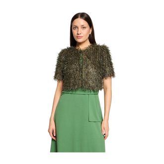 Vera Mont Bolerojas - Dames - Jassen - Groen - Maat: XL Poliester