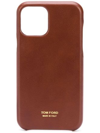 Tom Ford Cover per iPhone 11 Pro con stampa - Marrone