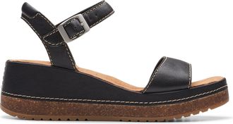 Clarks Kassanda Lily in Black Leather