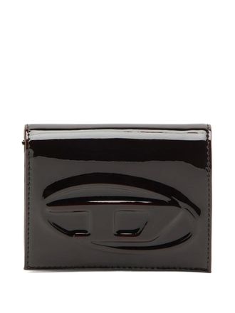 Diesel embossed logo bi-fold wallet - Red