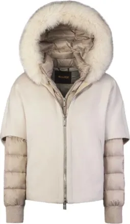 Moorer Mujer, Chaquetas, Beige, Talla: S