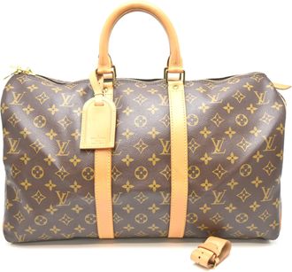 Louis Vuitton Brown Monogram Boston Bag (Pre-Owned)