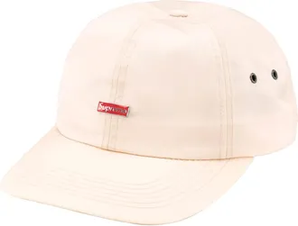 SUPREME FW23 Week 5 Enamel Logo 6-Panel Cap White SUP-FW23-2327