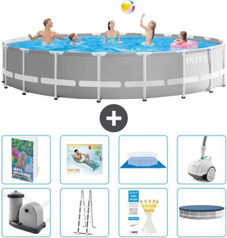 Intex Piscina Prism Frame Redonda - 610x132 Cm - 9-piezas S584