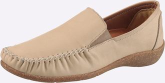 Loretta Slipper LORETTA, Damen, Gr. 36, sand, Glattleder, Schuhe Slipper