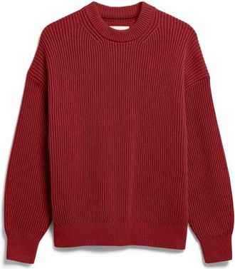 Armedangels Vanis&eacute; Rib Knit Sweater Pullover f&uuml;r Damen | rot