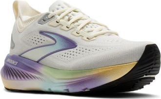 Brooks Glycerin 23 Running Shoe in Coconut/Citron/Blue Glow at Nordstrom, Size 11.5