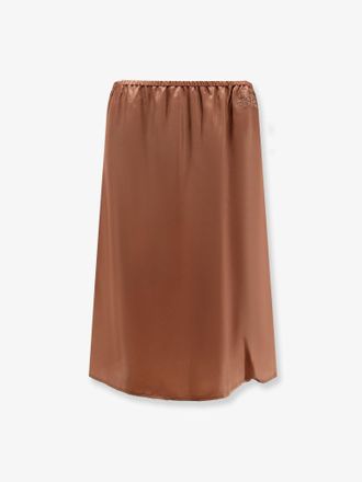Maison Margiela Gonna Midi in misto cupro - MM6 MAISON MARGIELA - gender_Woman