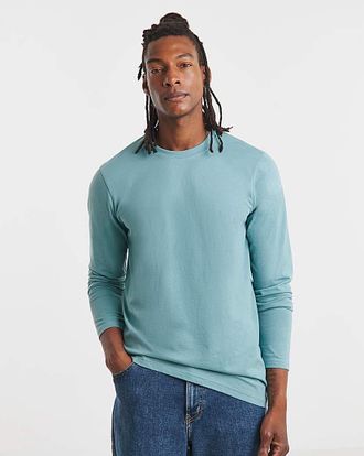 Jacamo Long Sleeve Crew Neck T-Shirt