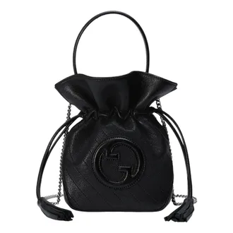 Gucci (WMNS) Gucci Blondie Mini Bucket Bag Black 760313-AACP7-1000