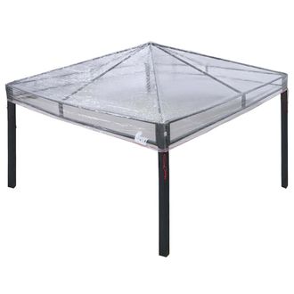 vidaXL Reemplazo De Funda De Gazebo 300 X 300 X 26 Cm Transparente Pvc Vidaxl
