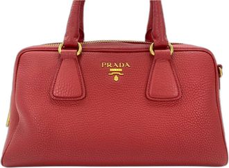 Prada Red Color Tote Bag (Pre-Owned)