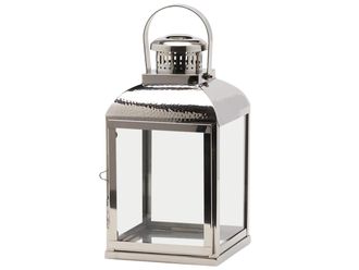 Schubiger M&ouml;bel Laterne Metall Silber H: 44 cm