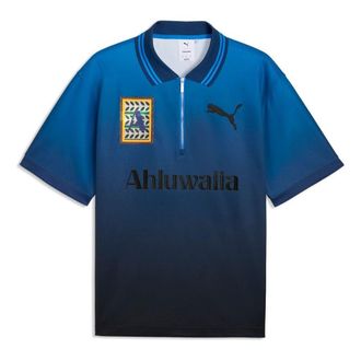 Puma x AHLUWALIA Relaxed Polo Racing Blue AOP 635234-05
