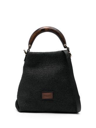 Roberto Festa Milano Borsa tote con applicazione - Nero