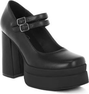London Rag Kenny Mary Jane Platform Pump in Black at Nordstrom Rack, Size 7.5
