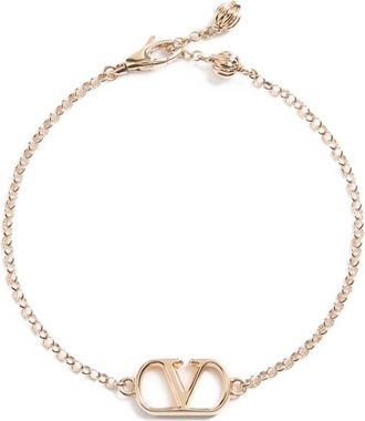 Valentino Garavani Accessoires, Dames, Geel, M, VLogo Signature Armband