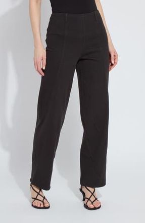 Lyss&eacute; Amabel High Waist Seamed Barrel Leg Jeans in Black at Nordstrom Rack, Size X-Large