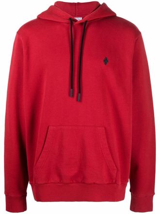 Marcelo Burlon Felpa con ricamo - Rosso